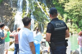 İstirahət zonalarında polisin fasiləsiz xidməti təşkil edilib - FOTO 