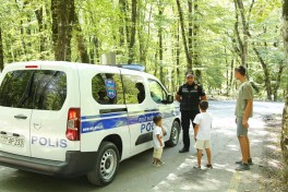İstirahət zonalarında polisin fasiləsiz xidməti təşkil edilib - FOTO 