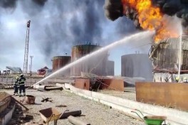Bakıda yanacaq çəni yanır  - FOTO  - VİDEO  - YENİLƏNİB -4 