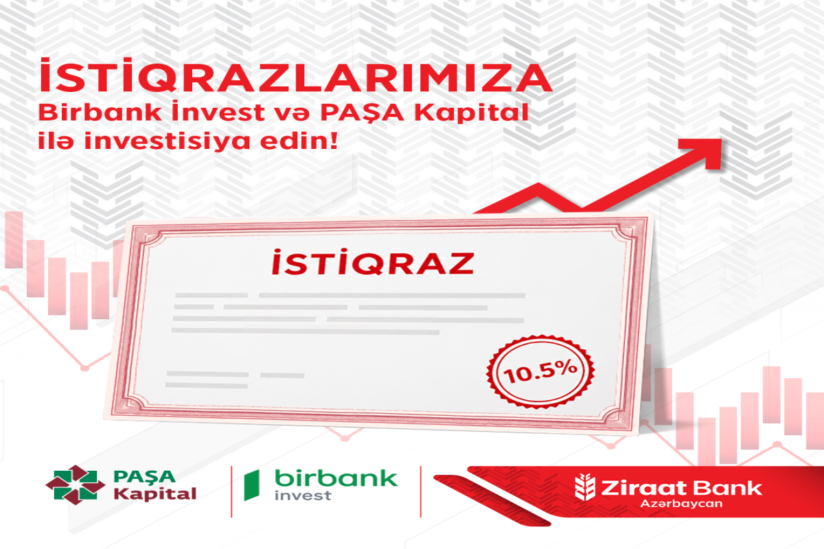 Ziraat Bank Azərbaycan 15 mln. AZN həcmində istiqraz emissiyasını təqdim edib