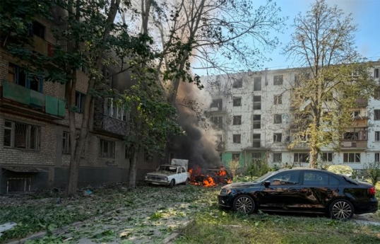Rusiya Zaporojyeyə zərbə endirib, 18 nəfər xəsarət alıb
