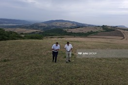 Qubada qədim yaşayış yerində arxeoloji tədqiqatlar aparılır, keramika fraqmentləri tapılıb - FOTO 