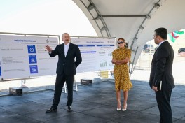 Prezident İlham Əliyev Naxçıvan Sənaye Parkının təməlini qoyub  - FOTO  - VİDEO  - YENİLƏNİB 