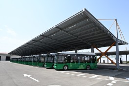 Prezident İlham Əliyev Naxçıvanda elektrik mühərrikli yeni avtobuslara baxıb, dəmir yolu infrastrukturunda aparılan yenidənqurma işləri ilə tanış olub - YENİLƏNİB  - VİDEO 