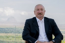 Prezident İlham Əliyev Naxçıvanda Azərbaycan Televiziyasına müsahibə verib - FOTO 