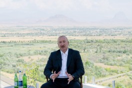 Prezident İlham Əliyev Naxçıvanda Azərbaycan Televiziyasına müsahibə verib - FOTO 
