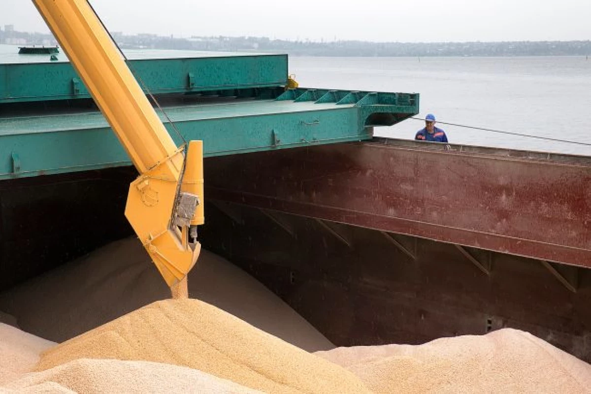 Two grain terminals at Russia