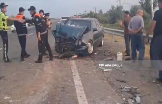 Yevlaxda yol qəzasında 2 qardaş ölüb, övladları və daha 2 nəfər xəsarət alıb- YENİLƏNİB-3  - FOTO 