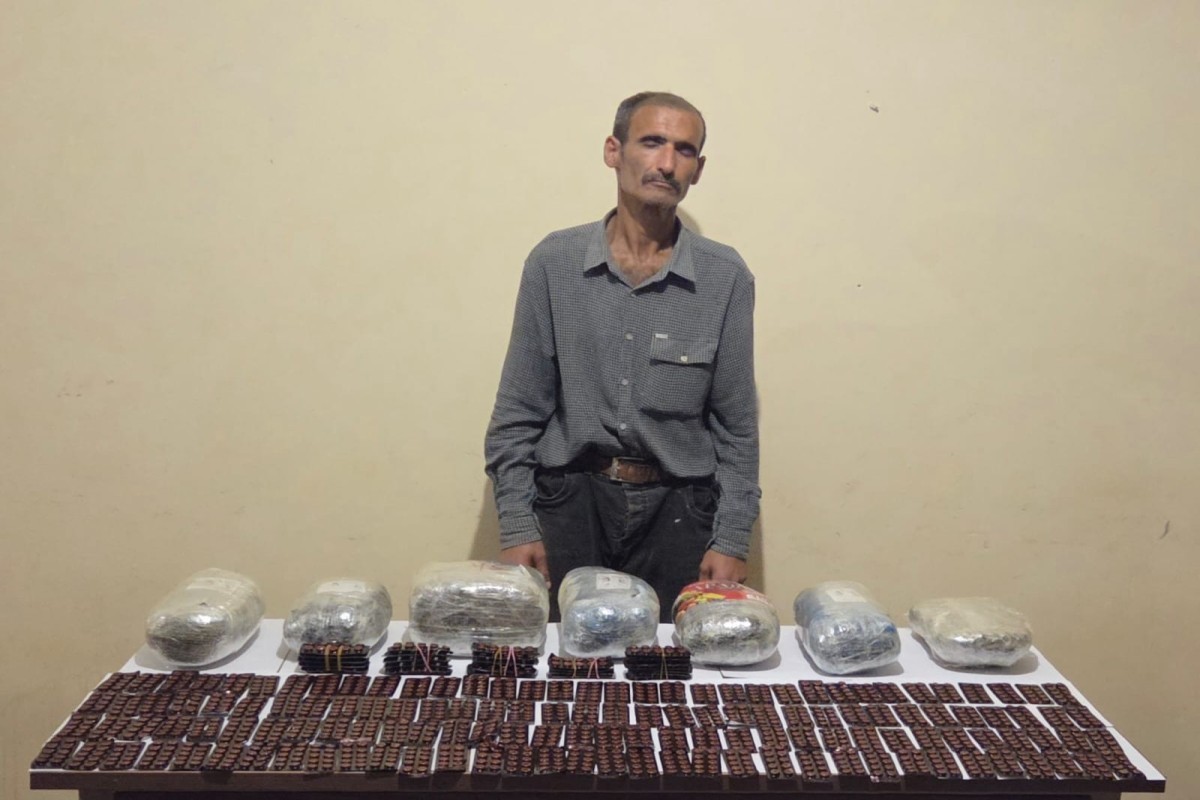 Iranian citizen detained while attempting to smuggle drugs into Azerbaijan