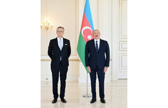 Prezident İlham Əliyev Almaniyanın yeni səfirinin etimadnaməsini qəbul edib