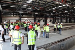 Bakı metrosunun “Dərnəgül” elektrik deposu qismən istismara verilib - FOTO 
