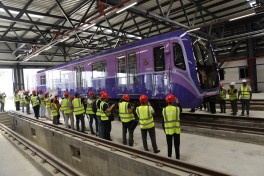 Bakı metrosunun “Dərnəgül” elektrik deposu qismən istismara verilib, ilk qatar qəbul olunub - FOTO  - YENİLƏNİB 