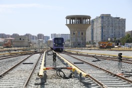 Bakı metrosunun “Dərnəgül” elektrik deposu qismən istismara verilib, ilk qatar qəbul olunub - FOTO  - YENİLƏNİB 