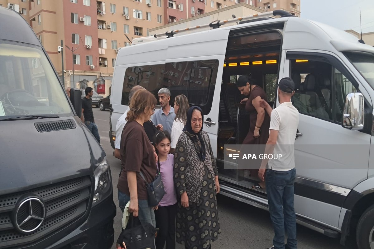 Xankəndiyə növbəti köç karvanı yola salınıb - FOTO 