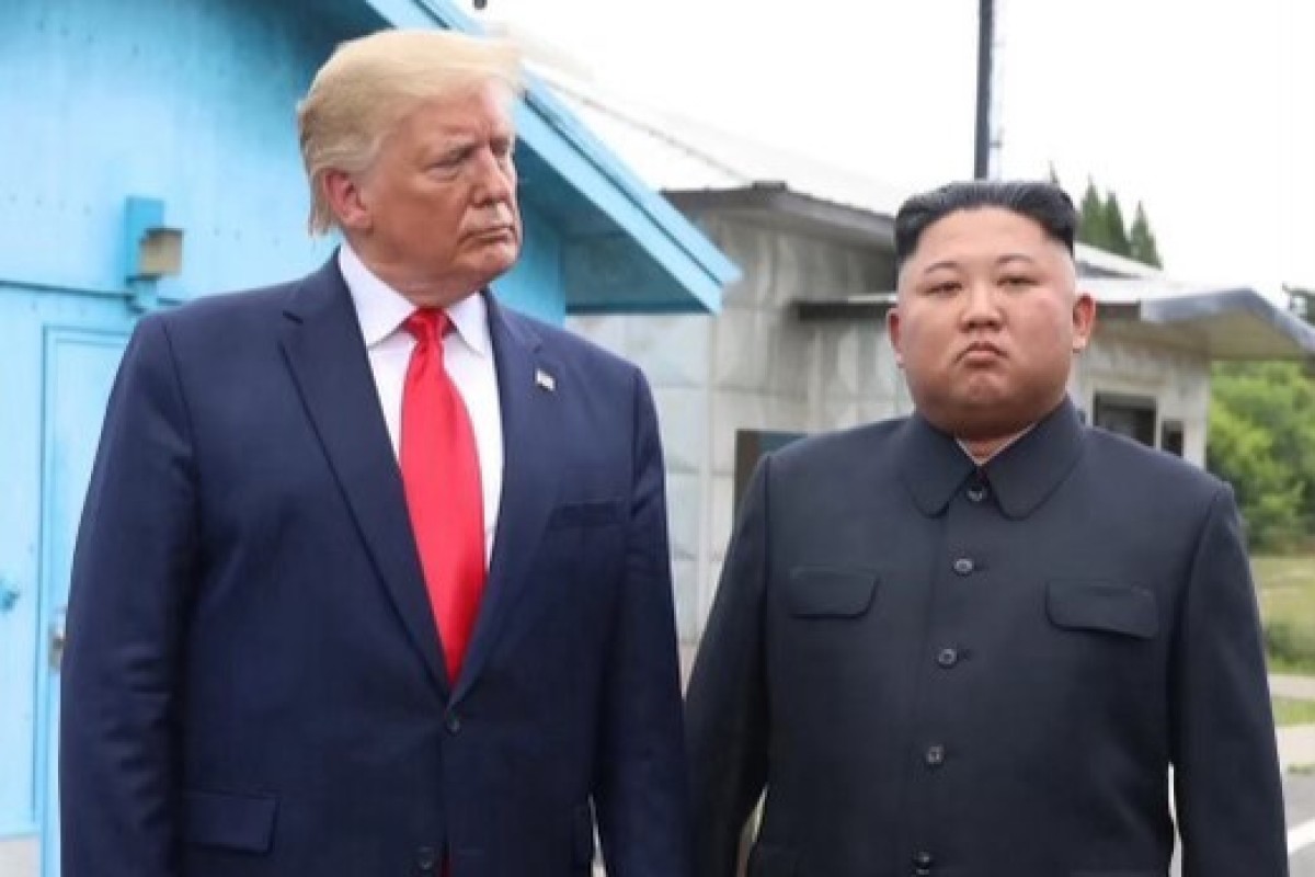 ABŞ Prezidenti Donald Tramp və Şimali Koreya lideri Kim Çen In