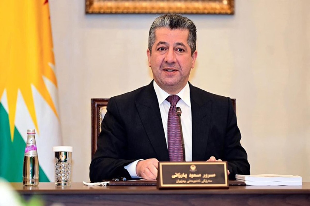 İraqın Kürdüstan regionunun Baş naziri Məsrur Bərzani