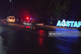 Ağstafada maşın atı vurub, sürücü xəsarət alıb