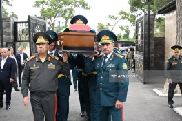 General-mayor Abbasəli Novruzov dəfn edilib - FOTO 