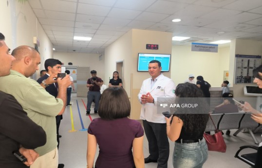 Azərbaycan media nümayəndələri Özbəkistanda Milli Uşaq Tibb Mərkəzində olublar