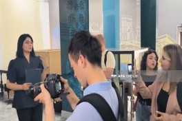 Azərbaycan media nümayəndələri Özbəkistanda Media üçün Kontent Hazırlama Mərkəzində olublar - FOTO 