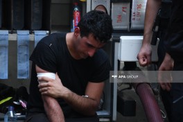 Bakıda istifadəsiz tikilidə yanğın baş verib - VİDEO  - FOTO  - YENİLƏNİB 