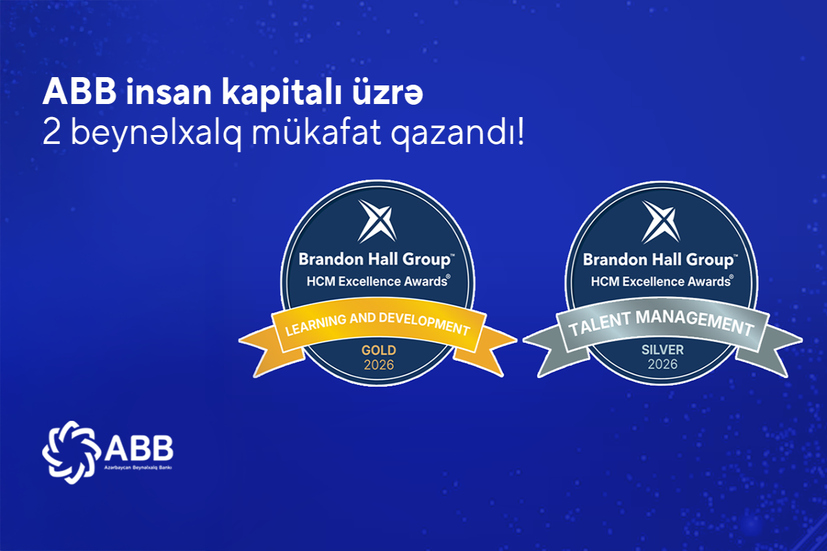 ABB daha 2 nüfuzlu beynəlxalq mükafat qazanıb