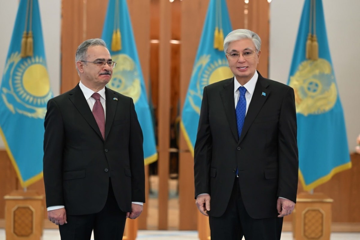 Azerbaijani ambassador presents credentials to Kassym-Jomart Tokayev