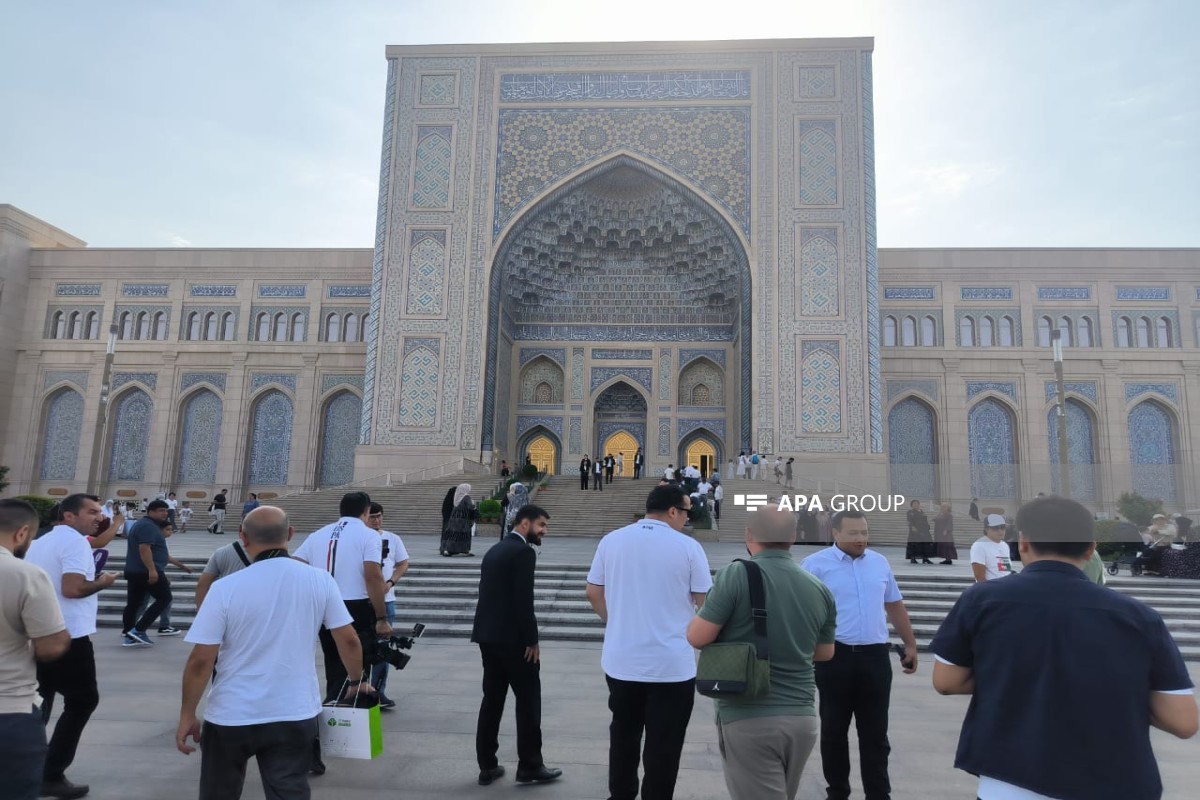Azərbaycan media nümayəndələri Özbəkistanda İslam Sivilizasiyası Mərkəzində olublar - FOTO 