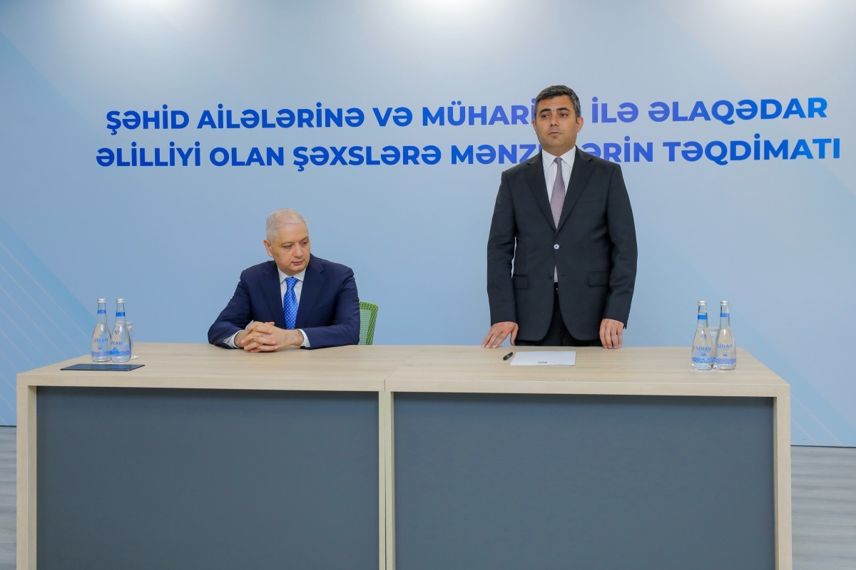 Naxçıvanda şəhid ailələri və müharibə ilə əlaqədar əlilliyi olan şəxslərə 68 mənzil təqdim edilib