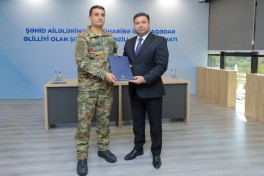 Naxçıvanda şəhid ailələri və müharibə ilə əlaqədar əlilliyi olan şəxslərə 68 mənzil təqdim edilib