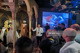 Azərbaycan media nümayəndələri Səmərqənddə İmam əl-Buxari Memorial Kompleksini ziyarət ediblər - FOTO 