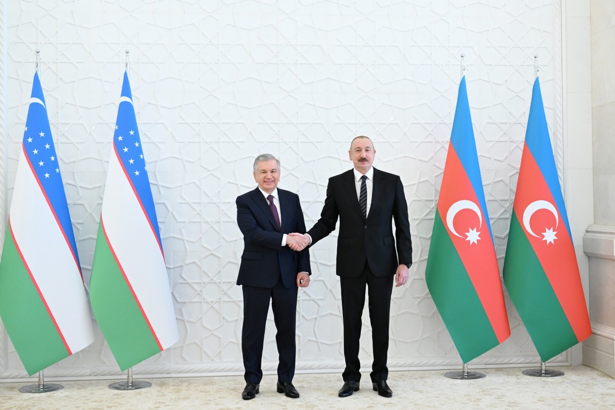 Özbəkistan Prezidenti Şavkat Mirziyoyev, Prezident İlham Əliyev