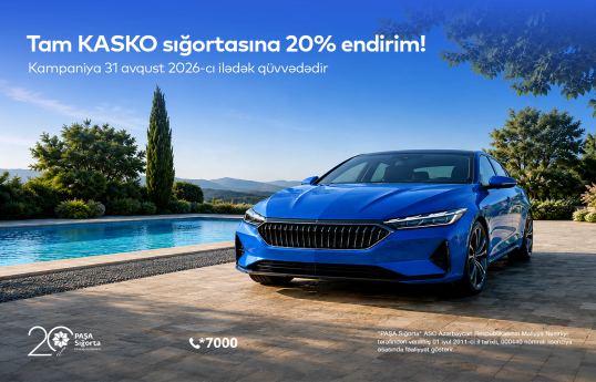 Tam KASKO üçün 20% endirimə 10 gün qaldı!