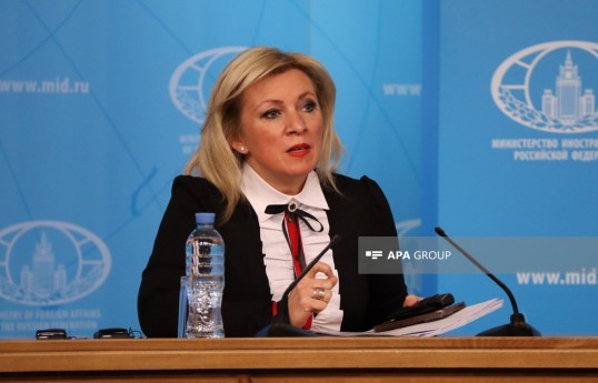 Rusiya Xarici İşlər Nazirliyinin rəsmi nümayəndəsi Mariya Zaxarova