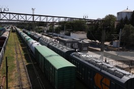 Azərbaycandan tranzit keçməklə Ermənistana buğda və propan göndərilib - FOTO 