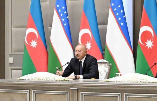 Prezident İlham Əliyev: Azərbaycan ilə Özbəkistan arasında ikitərəfli münasibətlər çox möhkəm təməl üzərində qurulub