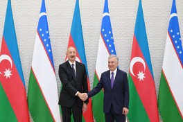 Daşkənddə Prezident İlham Əliyevin rəsmi qarşılanma mərasimi olub - FOTO 