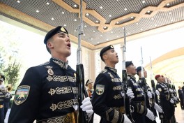 Daşkənddə Prezident İlham Əliyevin rəsmi qarşılanma mərasimi olub - FOTO 