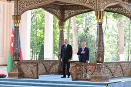 Daşkənddə Prezident İlham Əliyevin rəsmi qarşılanma mərasimi olub - FOTO 