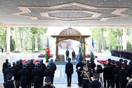 Daşkənddə Prezident İlham Əliyevin rəsmi qarşılanma mərasimi olub - FOTO 