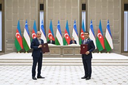 Daşkənddə Azərbaycan və Özbəkistan sənədlərinin imzalanması və mübadiləsi mərasimi olub - FOTO 