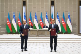 Daşkənddə Azərbaycan və Özbəkistan sənədlərinin imzalanması və mübadiləsi mərasimi olub - FOTO 