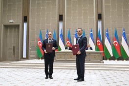 Daşkənddə Azərbaycan və Özbəkistan sənədlərinin imzalanması və mübadiləsi mərasimi olub - FOTO 