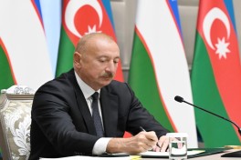 Daşkənddə Azərbaycan və Özbəkistan sənədlərinin imzalanması və mübadiləsi mərasimi olub - FOTO 
