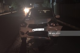 Naxçıvanda 2 avtomobil toqquşub, 4 nəfər xəsarət alıb