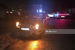 Naxçıvanda 2 avtomobil toqquşub, 4 nəfər xəsarət alıb