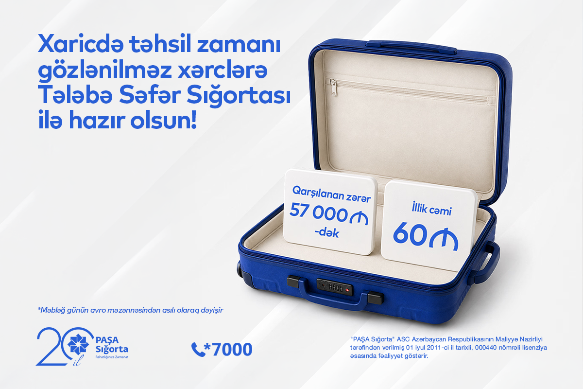 Xaricdə oxuyan tələbələr üçün tibbi xərcləri qarşılayan sığorta proqramı