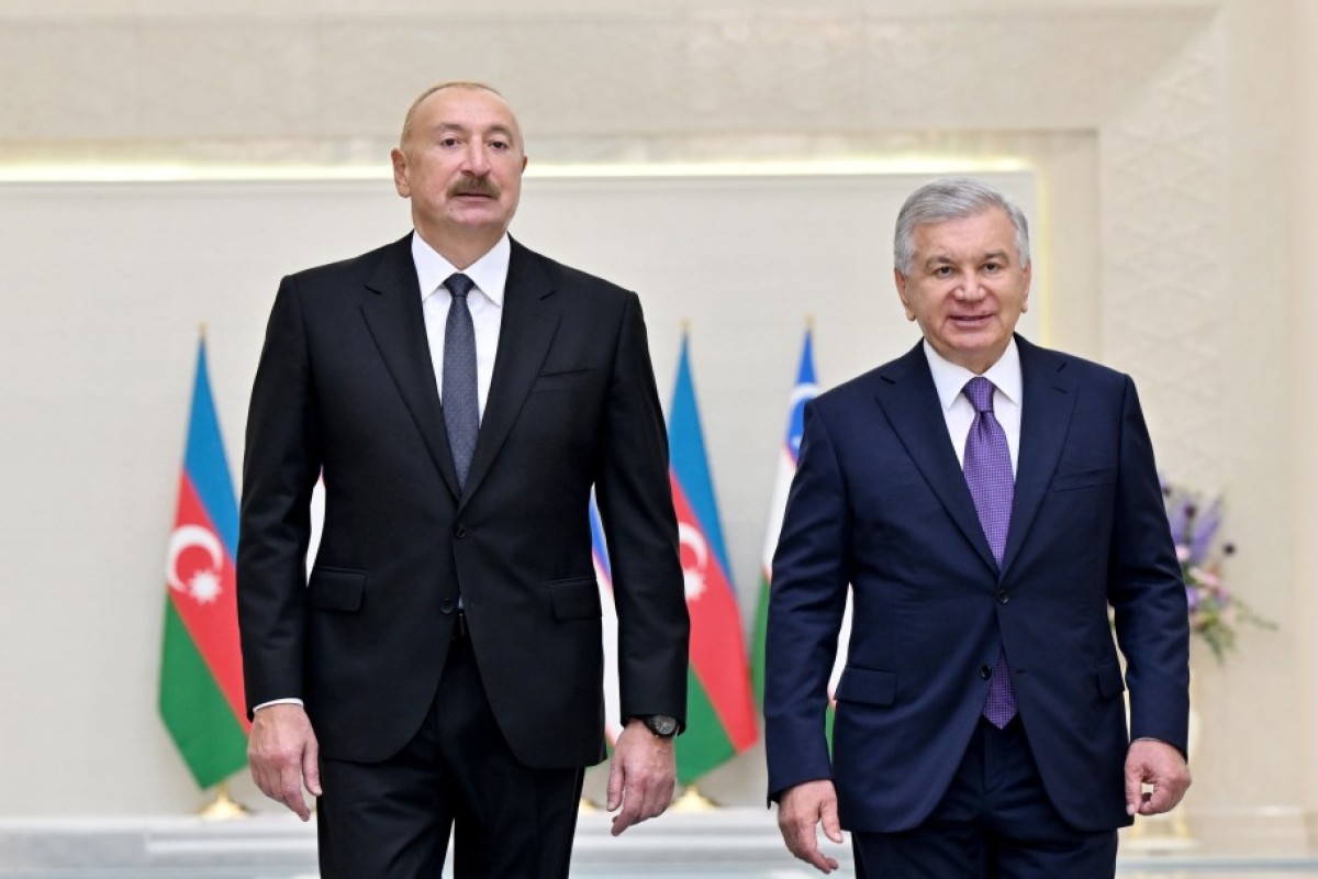 Azərbaycan Prezidenti İlham Əliyev, Özbəkistan Prezidenti Şavkat Mirziyoyev