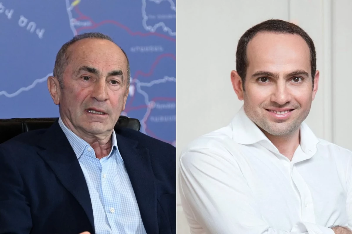 Ermənistanın keçmiş prezidenti Robert Köçəryan və oğlu Sedrak Köçəryan