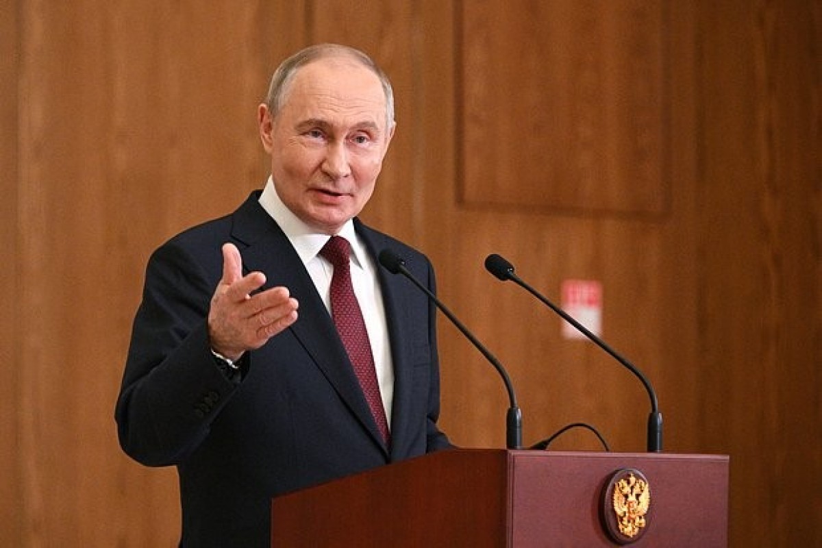 Vladimir Putin Mehriban Əliyevaya təbrik məktubu ünvanlayıb